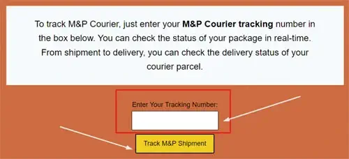 How to Track M&P Courier Parcel